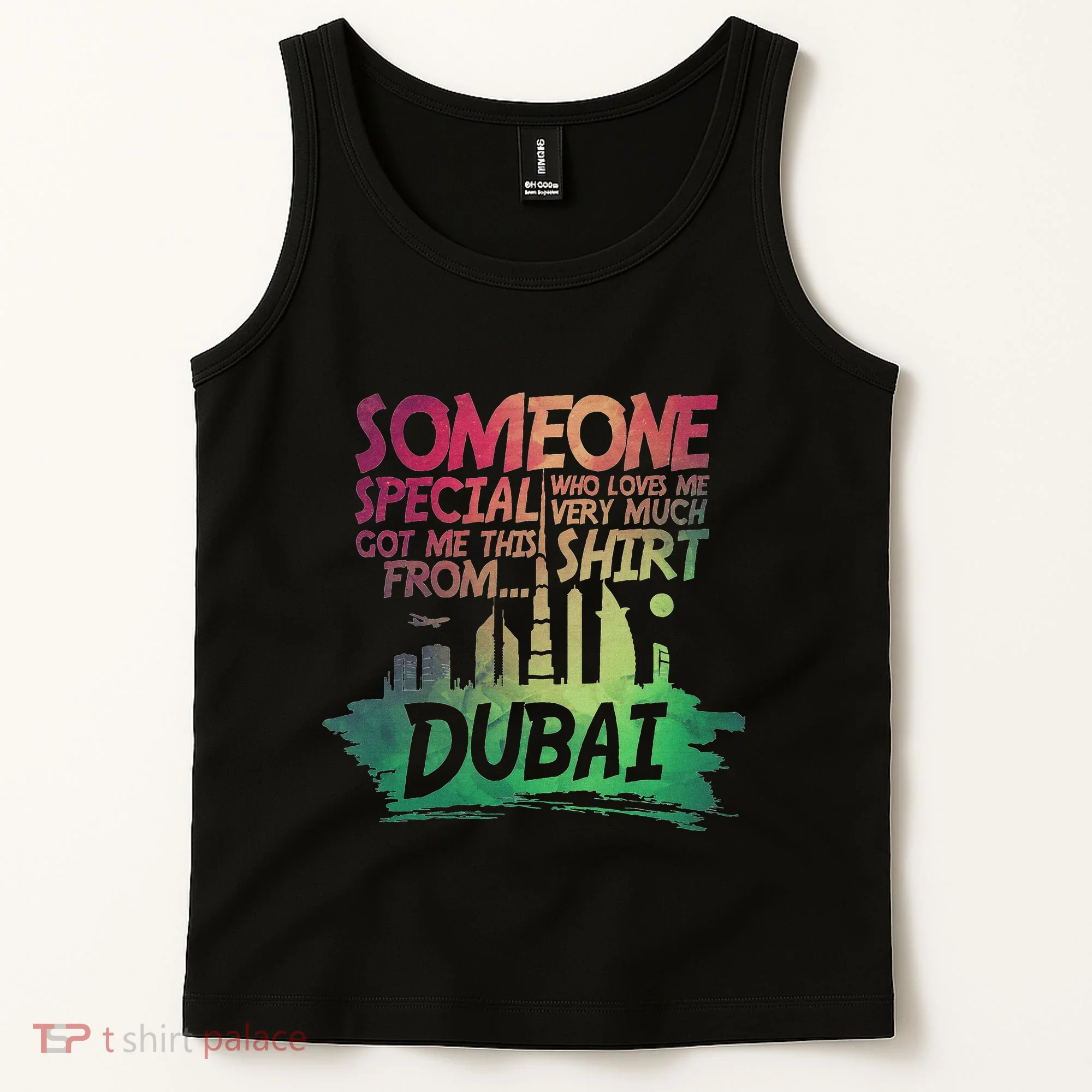 Dubai Skyline Gift Souvenir Tank Top