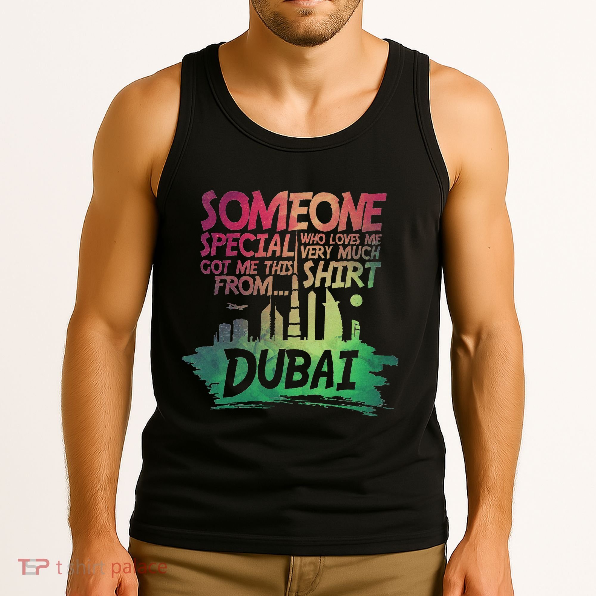 Dubai Skyline Gift Souvenir Tank Top
