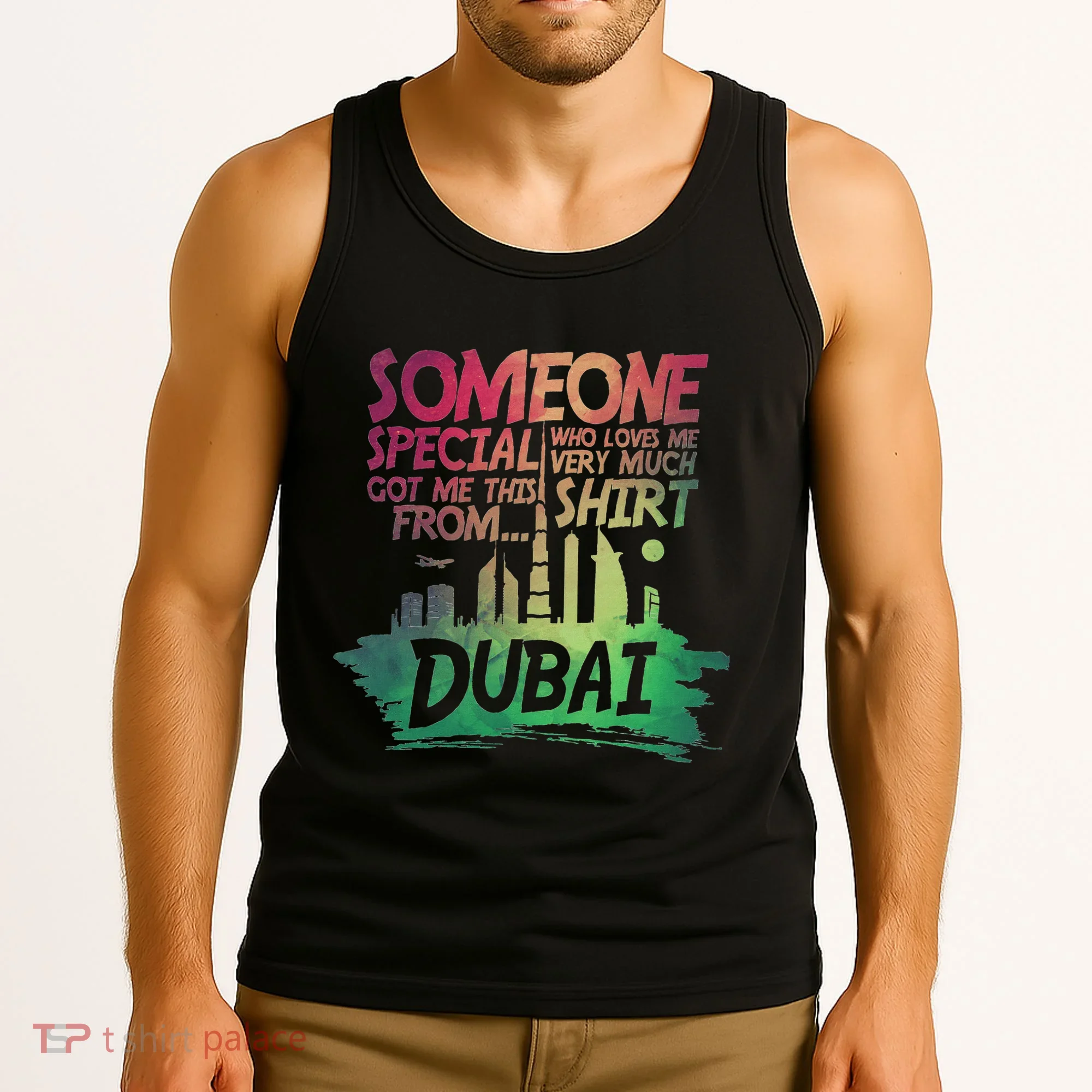 Dubai Skyline Gift Souvenir Tank Top