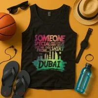 Dubai Skyline Gift Souvenir Tank Top thumb 4
