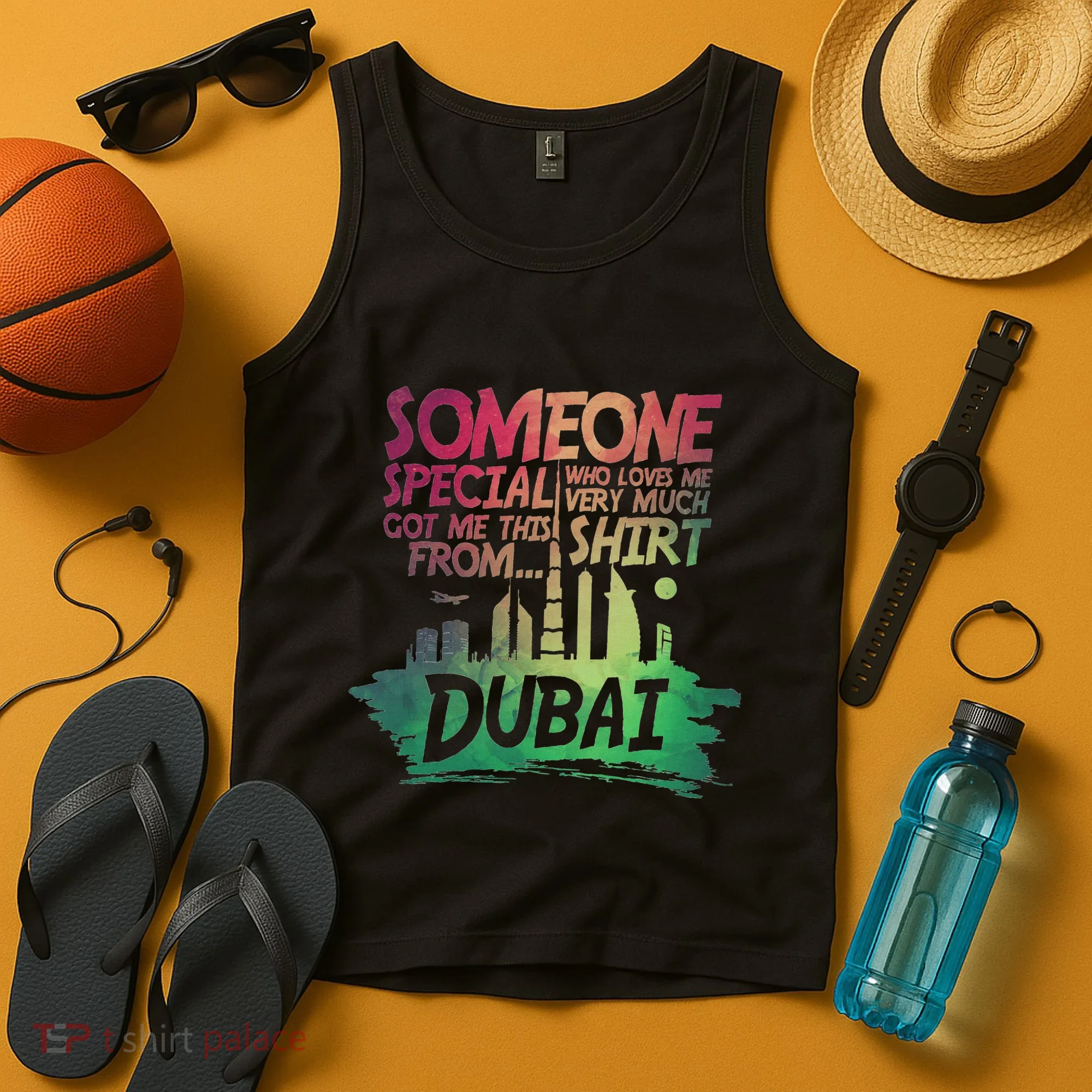 Dubai Skyline Gift Souvenir Tank Top