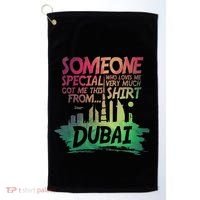 Dubai Skyline Gift Souvenir Golf Towel thumb 0