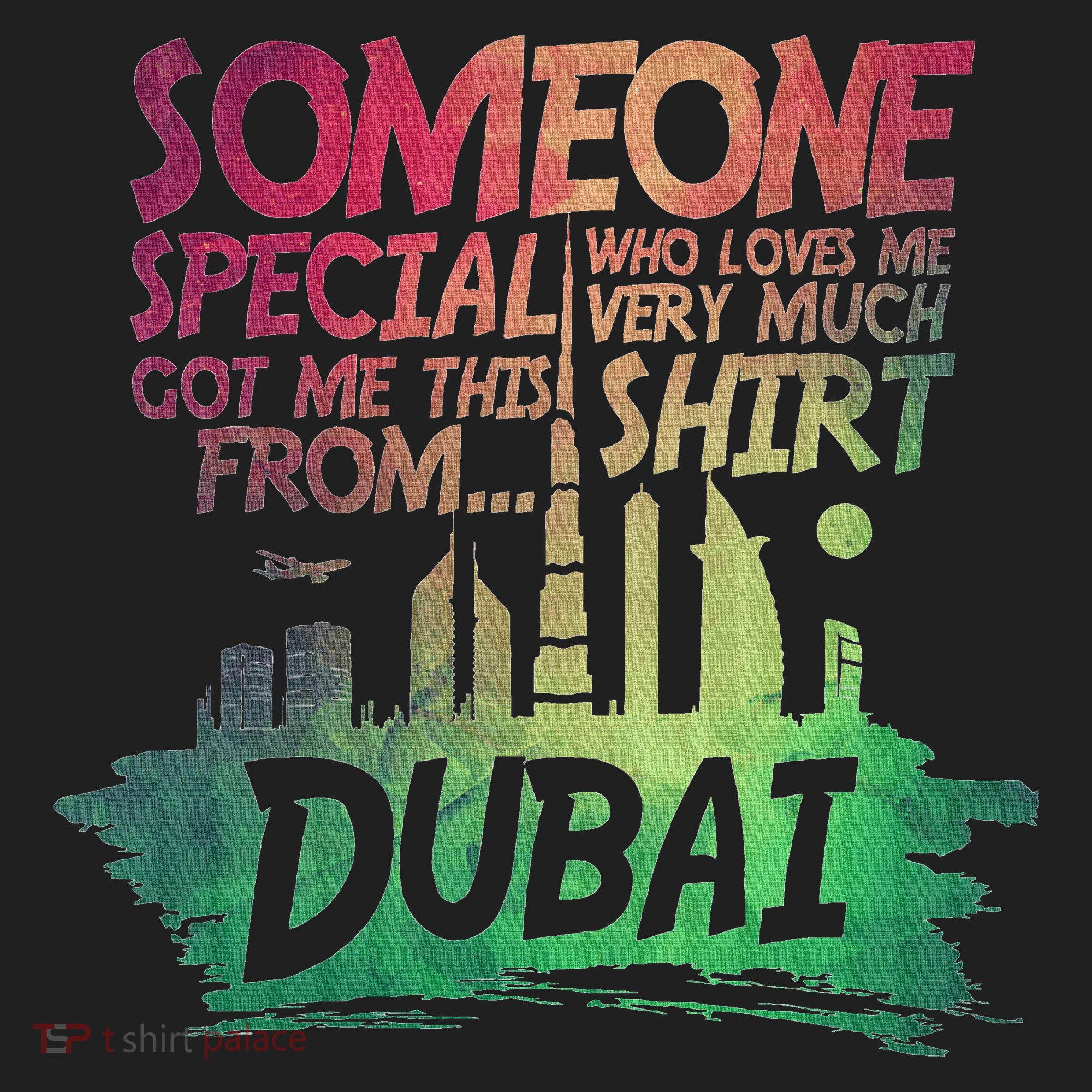 Dubai Skyline Gift Souvenir Golf Towel