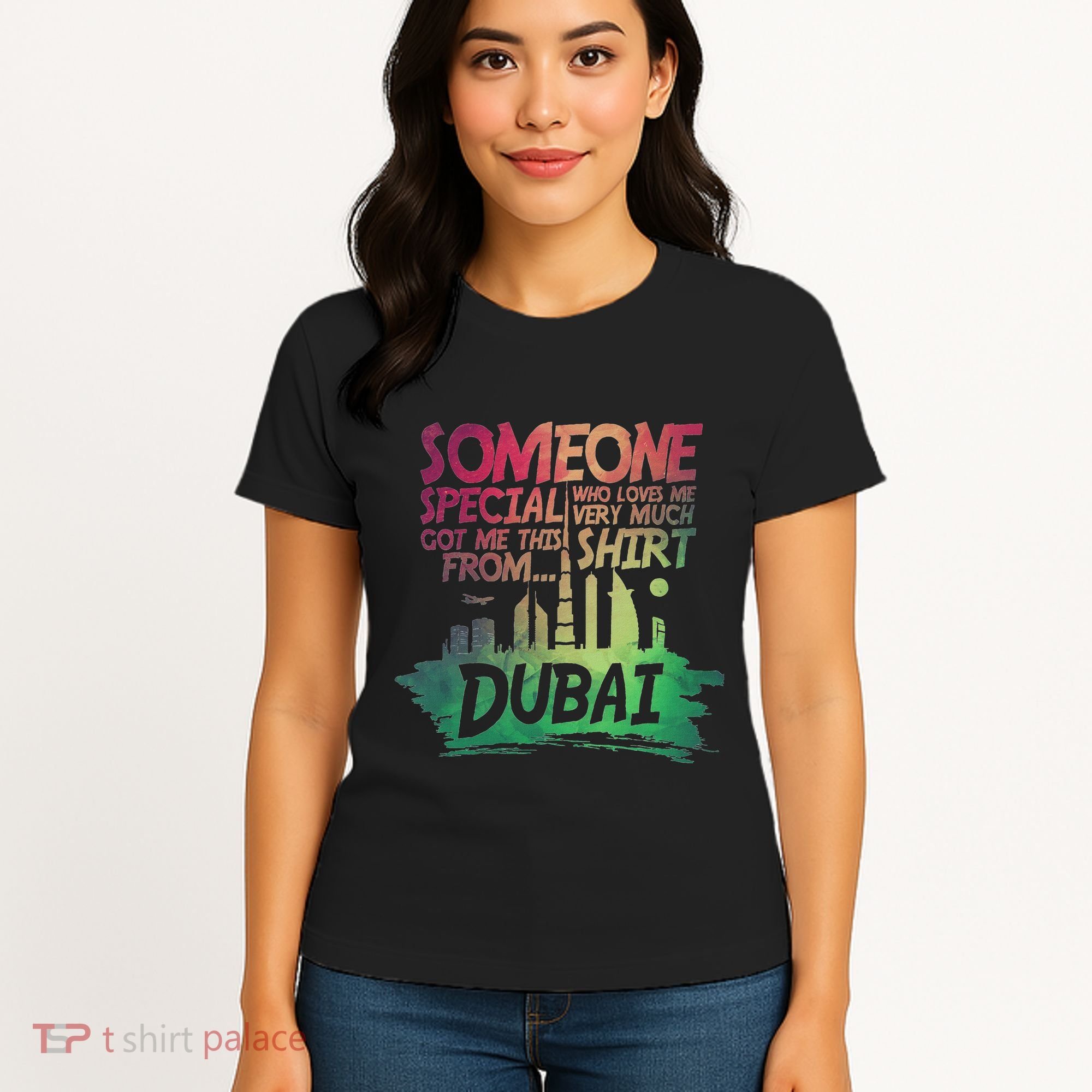 Dubai Skyline Gift Souvenir Women's T-Shirt