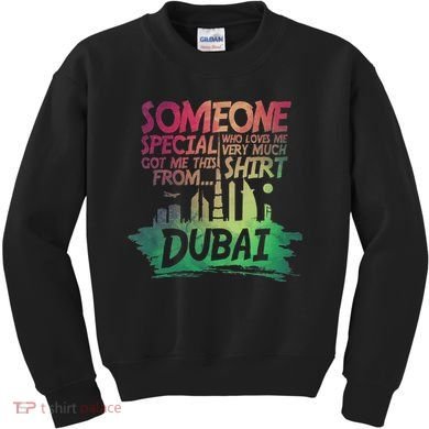 Dubai Skyline Gift Souvenir Kids Sweatshirt
