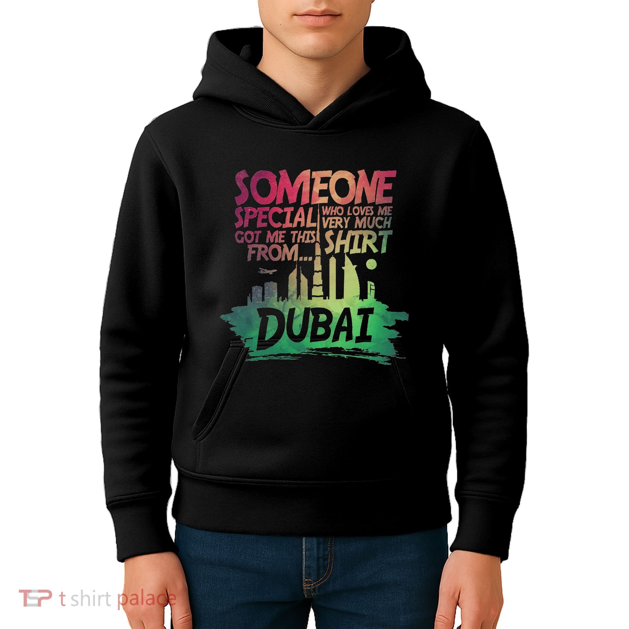 Dubai Skyline Gift Souvenir Kids Hoodie