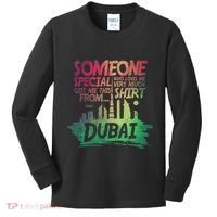 Dubai Skyline Gift Souvenir Kids Long Sleeve Shirt thumb 0