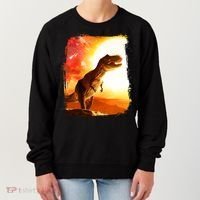 Desert Sun Galaxy Trex Dinosaur Women's Sweatshirt thumb 0