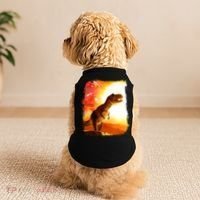 Desert Sun Galaxy Trex Dinosaur Doggie Tank thumb 2