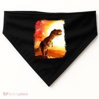 Desert Sun Galaxy Trex Dinosaur USA-Made Doggie Bandana thumb 0