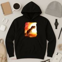 Desert Sun Galaxy Trex Dinosaur Hoodie thumb 3