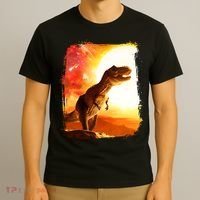 Desert Sun Galaxy Trex Dinosaur T-Shirt thumb 3