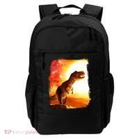 Desert Sun Galaxy Trex Dinosaur Backpack thumb 0