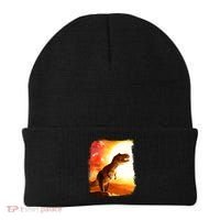 Desert Sun Galaxy Trex Dinosaur Beanie thumb 0