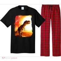Desert Sun Galaxy Trex Dinosaur Pajama Set thumb 0