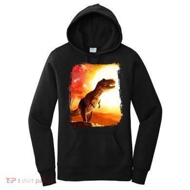 Desert Sun Galaxy Trex Dinosaur Women's Hoodie