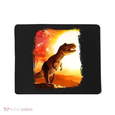 Desert Sun Galaxy Trex Dinosaur Mousepad
