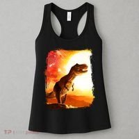 Desert Sun Galaxy Trex Dinosaur Women's Tank Top thumb 3