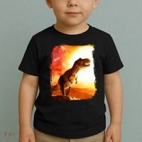 Desert Sun Galaxy Trex Dinosaur Toddler T-Shirt thumb 2