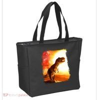 Desert Sun Galaxy Trex Dinosaur Tote Bag thumb 2