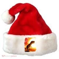 Desert Sun Galaxy Trex Dinosaur Santa Hat thumb 0