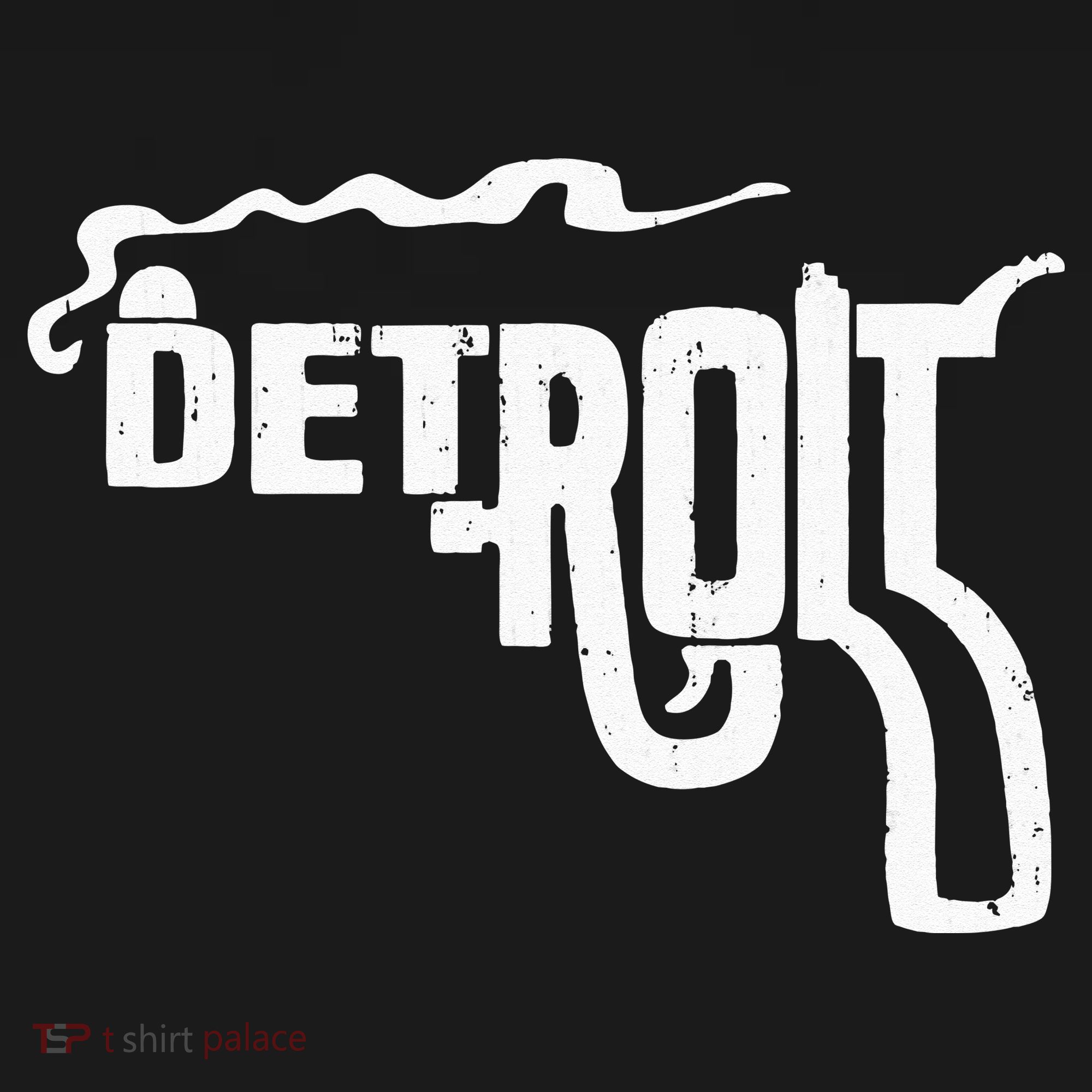 Detroit Smoking Gun Vintage T-Shirt