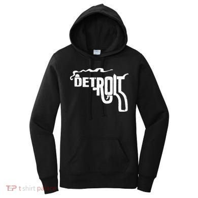 Detroit Smoking Gun Vintage Women's Hoodie