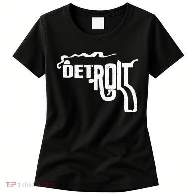 Detroit Smoking Gun Vintage Women's T-Shirt