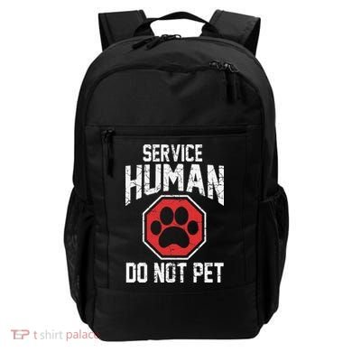 Dog Service Human Do Not Pet Backpack