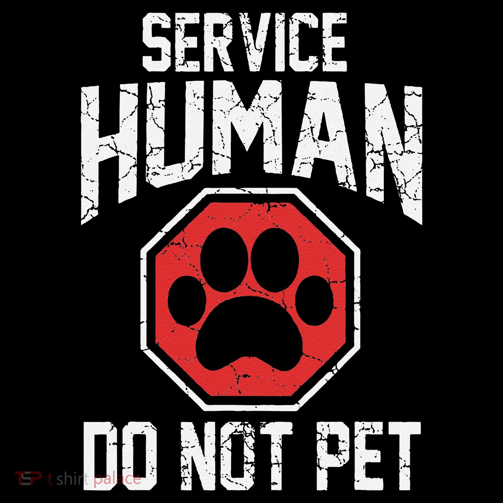 Dog Service Human Do Not Pet Backpack