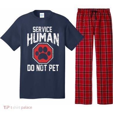Dog Service Human Do Not Pet Pajama Set