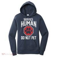 Dog Service Human Do Not Pet Women's Hoodie thumb 0