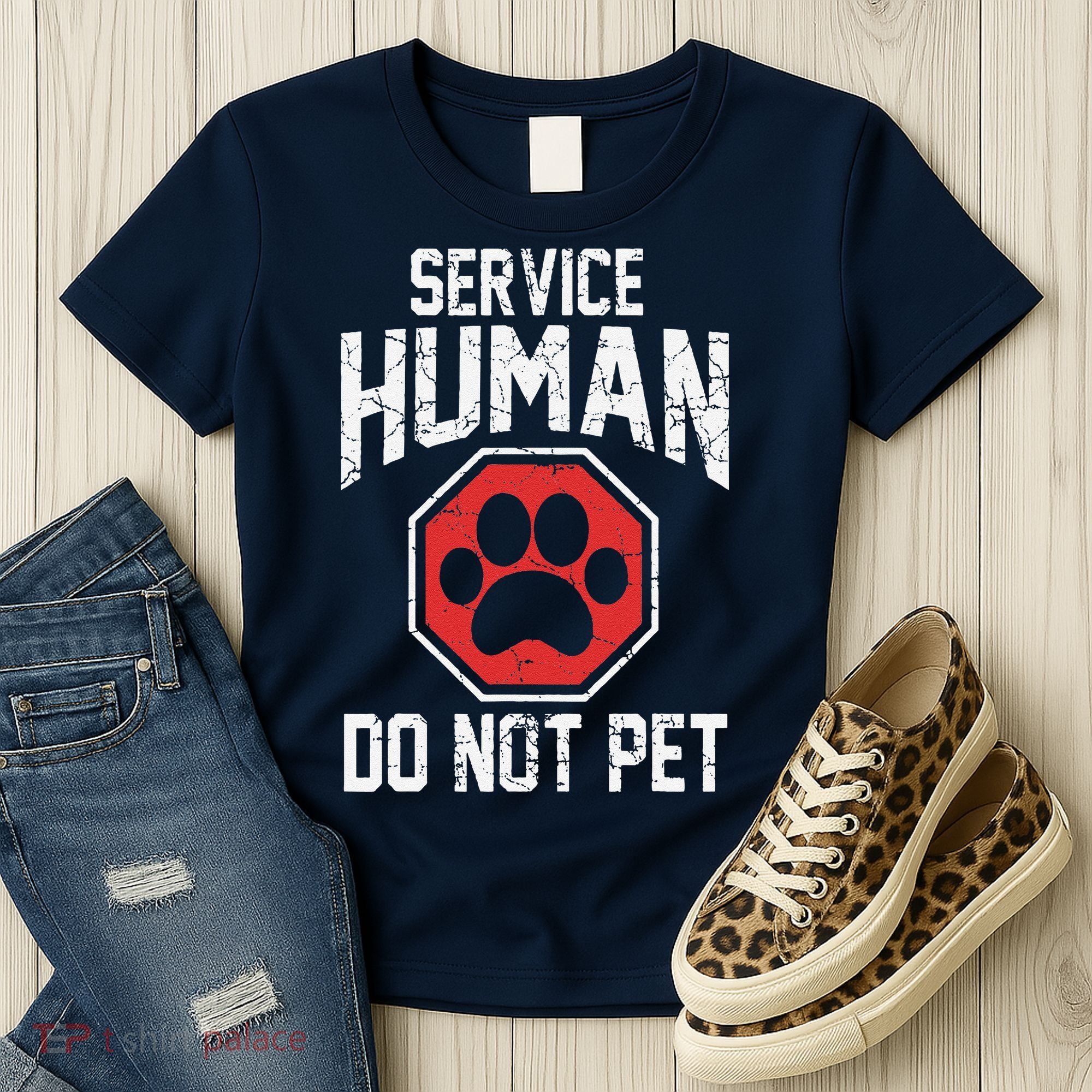 Dog Service Human Do Not Pet Women's T-Shirt