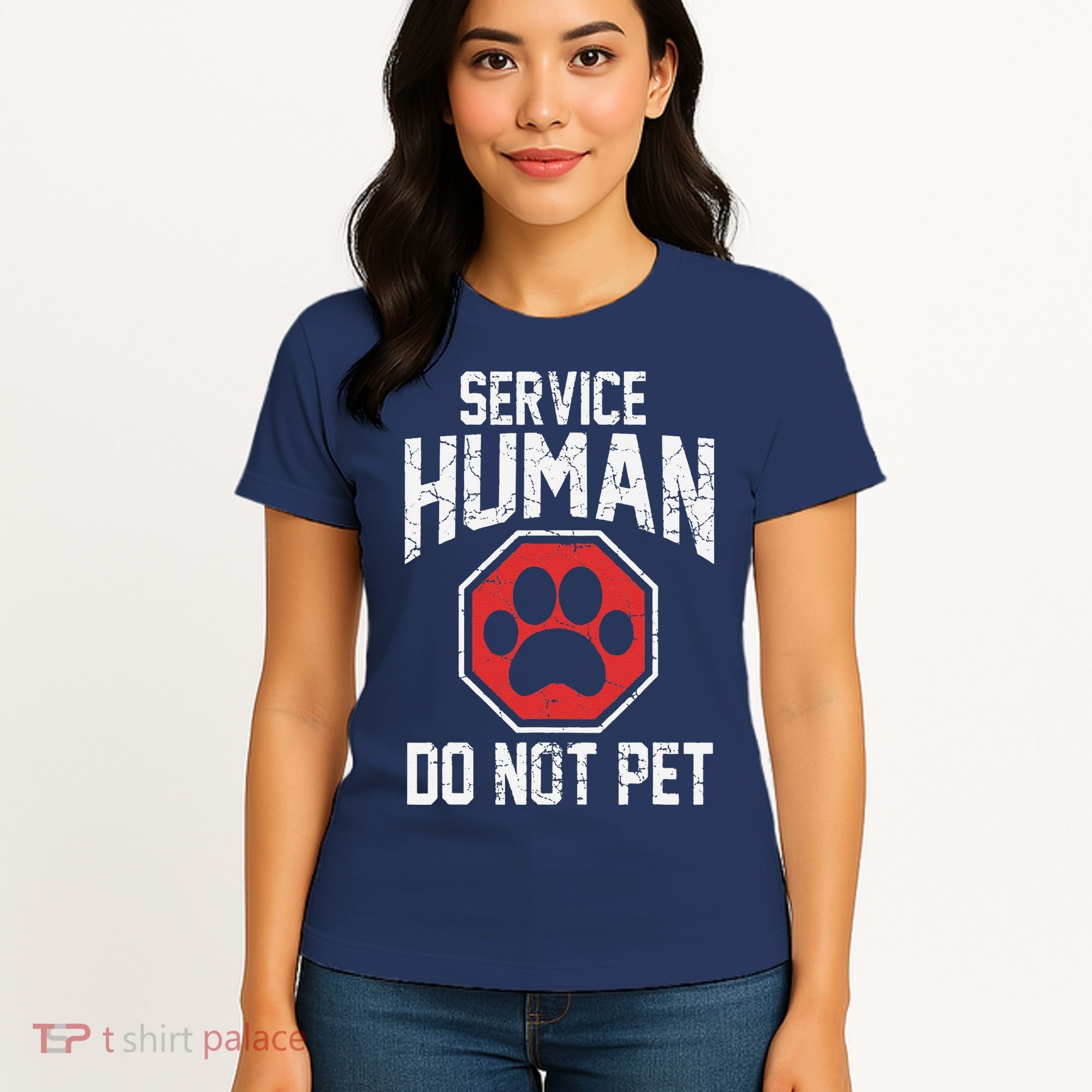 Dog Service Human Do Not Pet Women's T-Shirt