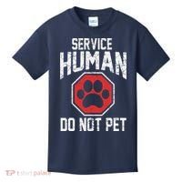 Dog Service Human Do Not Pet Kids T-Shirt thumb 0