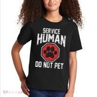 Dog Service Human Do Not Pet Kids T-Shirt thumb 2