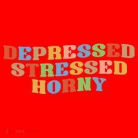 Depressed Stressed Horny Santa Hat thumb 1