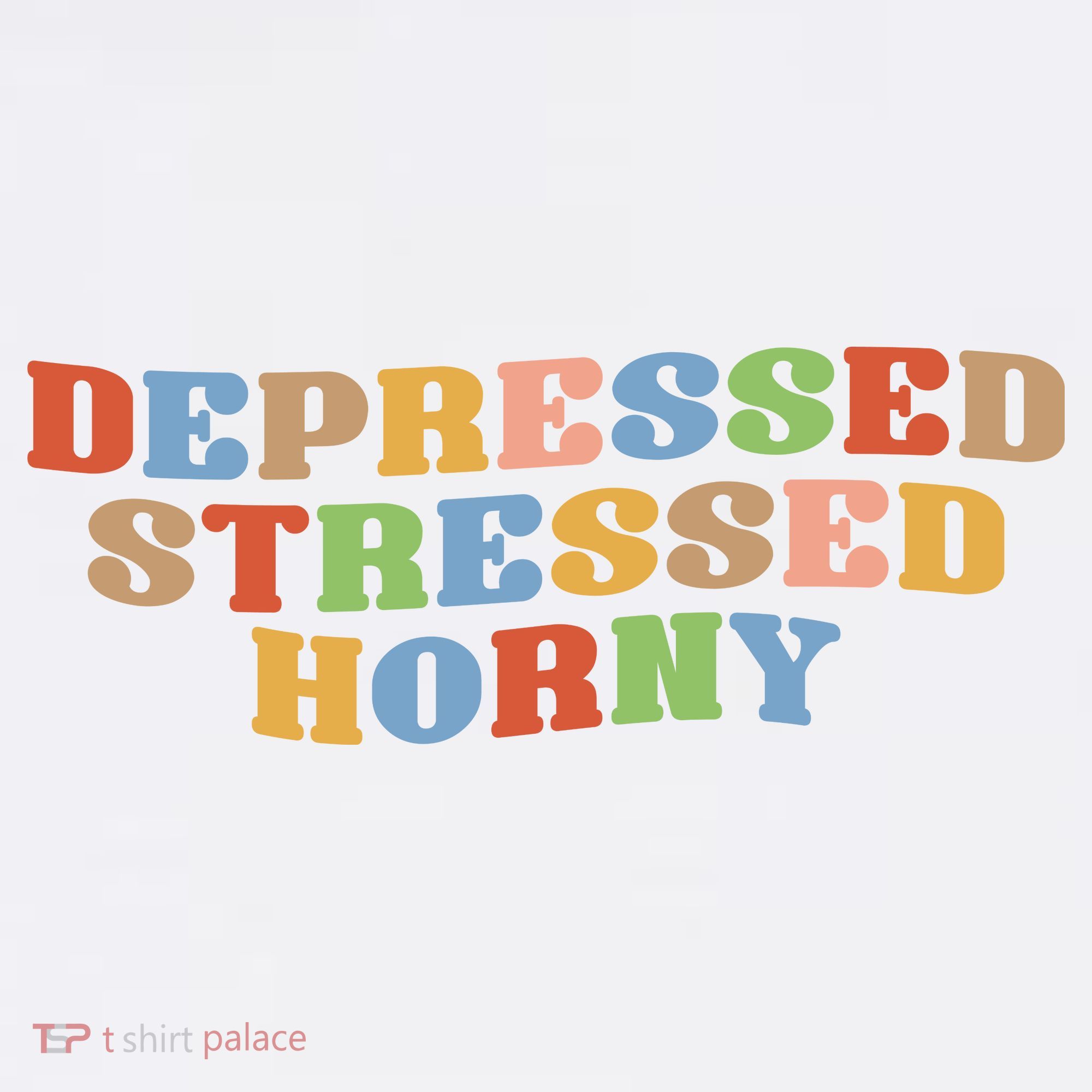 Depressed Stressed Horny Beanie