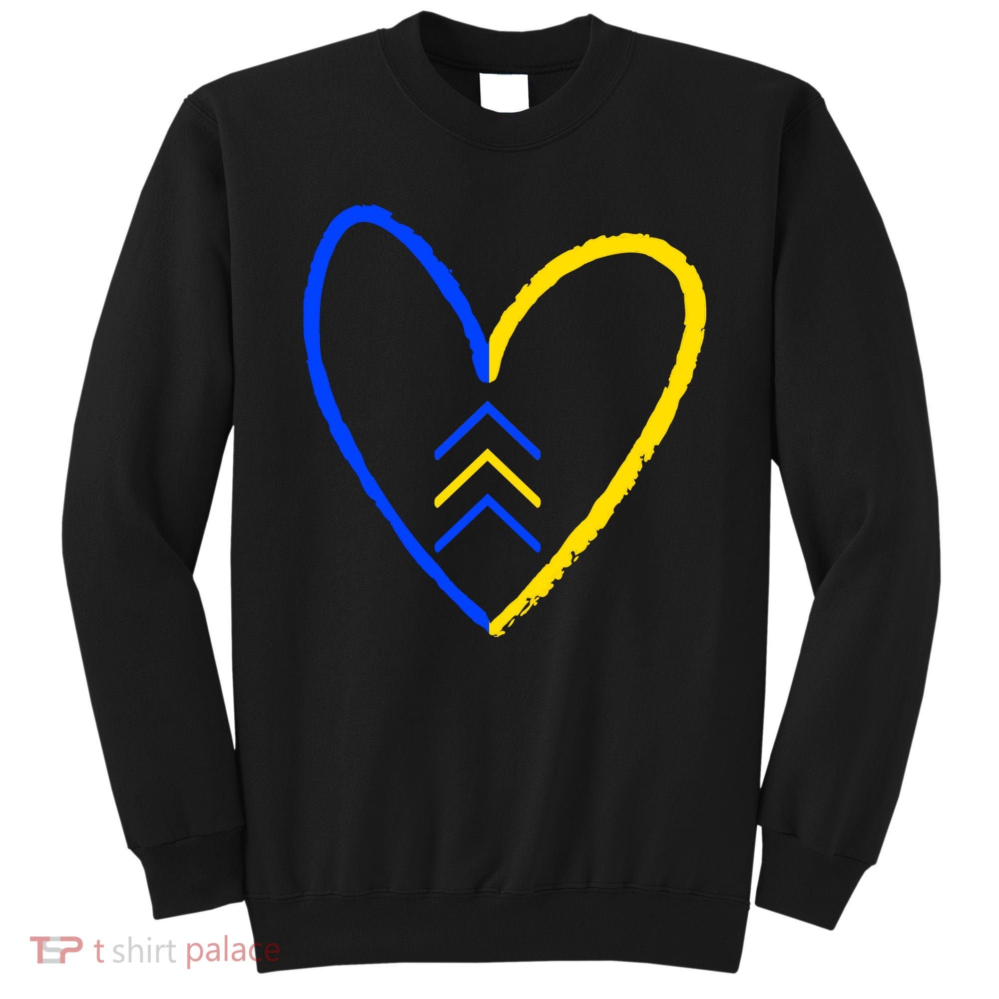 Down Syndrome Heart Arrow Sweatshirt