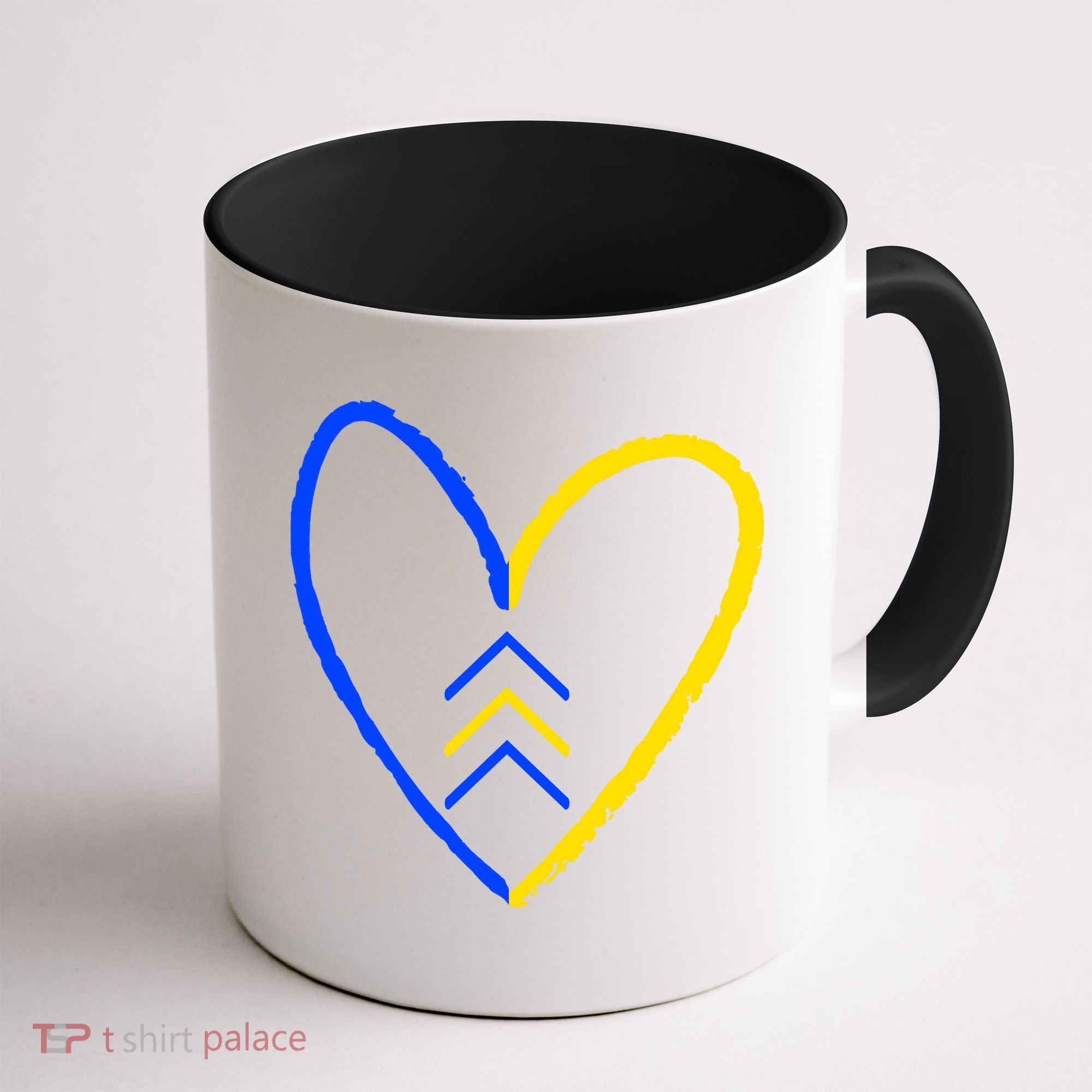 Down Syndrome Heart Arrow Coffee Mug