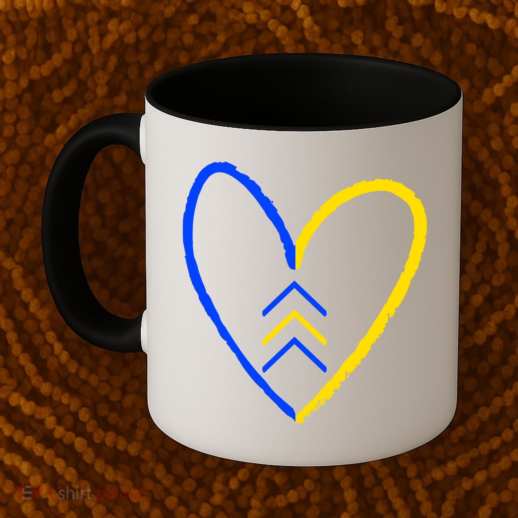 Down Syndrome Heart Arrow Coffee Mug
