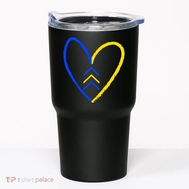 Down Syndrome Heart Arrow Tumbler