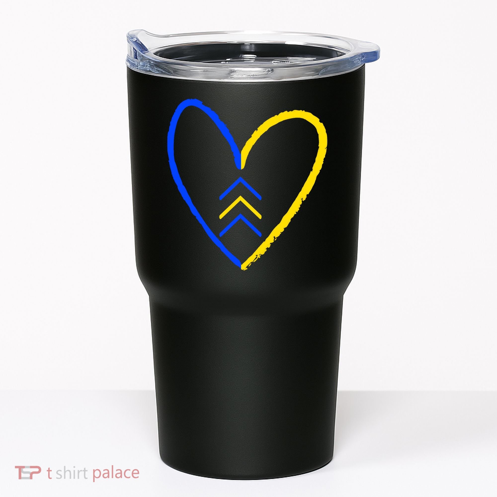 Down Syndrome Heart Arrow Tumbler