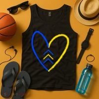 Down Syndrome Heart Arrow Tank Top thumb 4