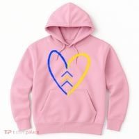 Down Syndrome Heart Arrow Hoodie thumb 0