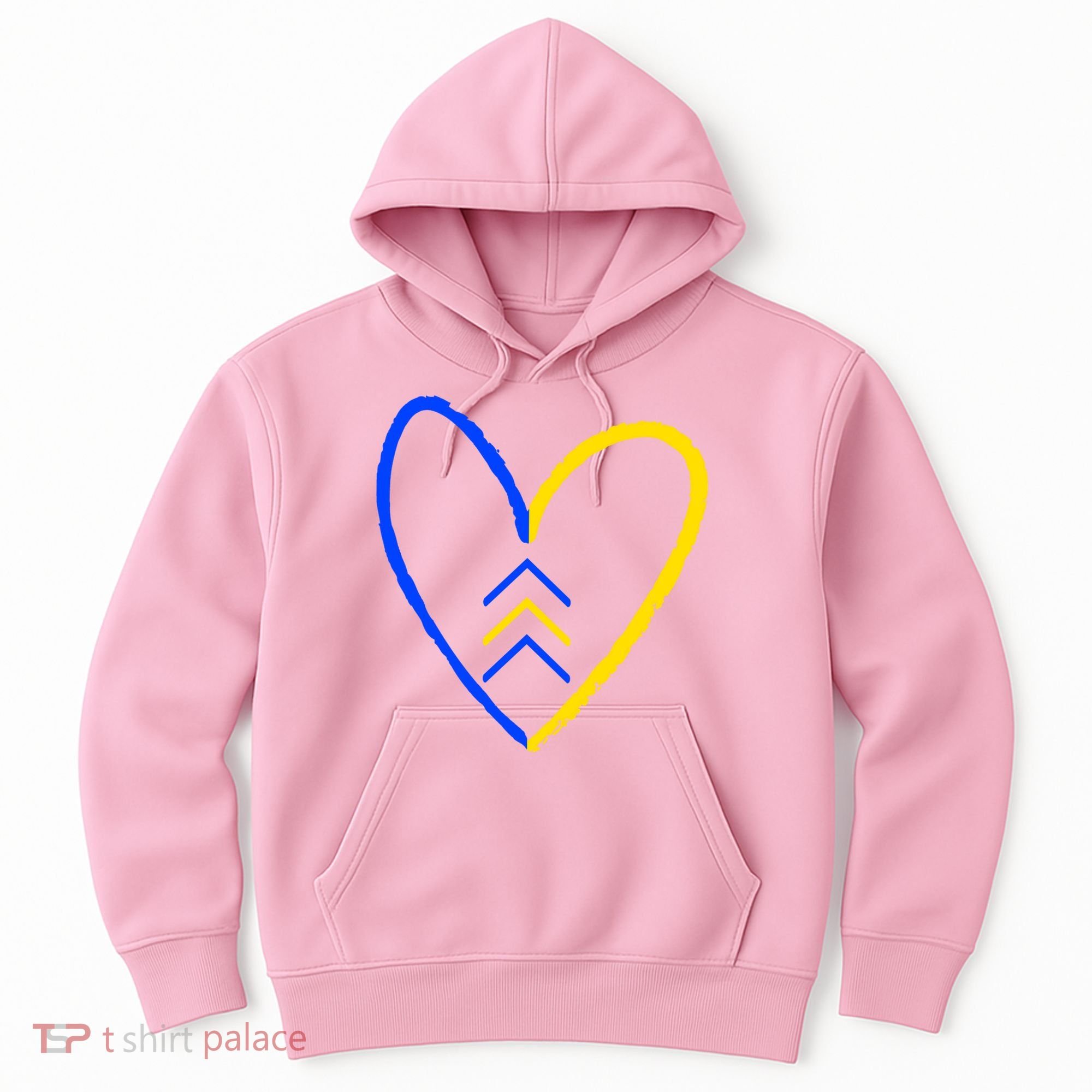 Down Syndrome Heart Arrow Hoodie