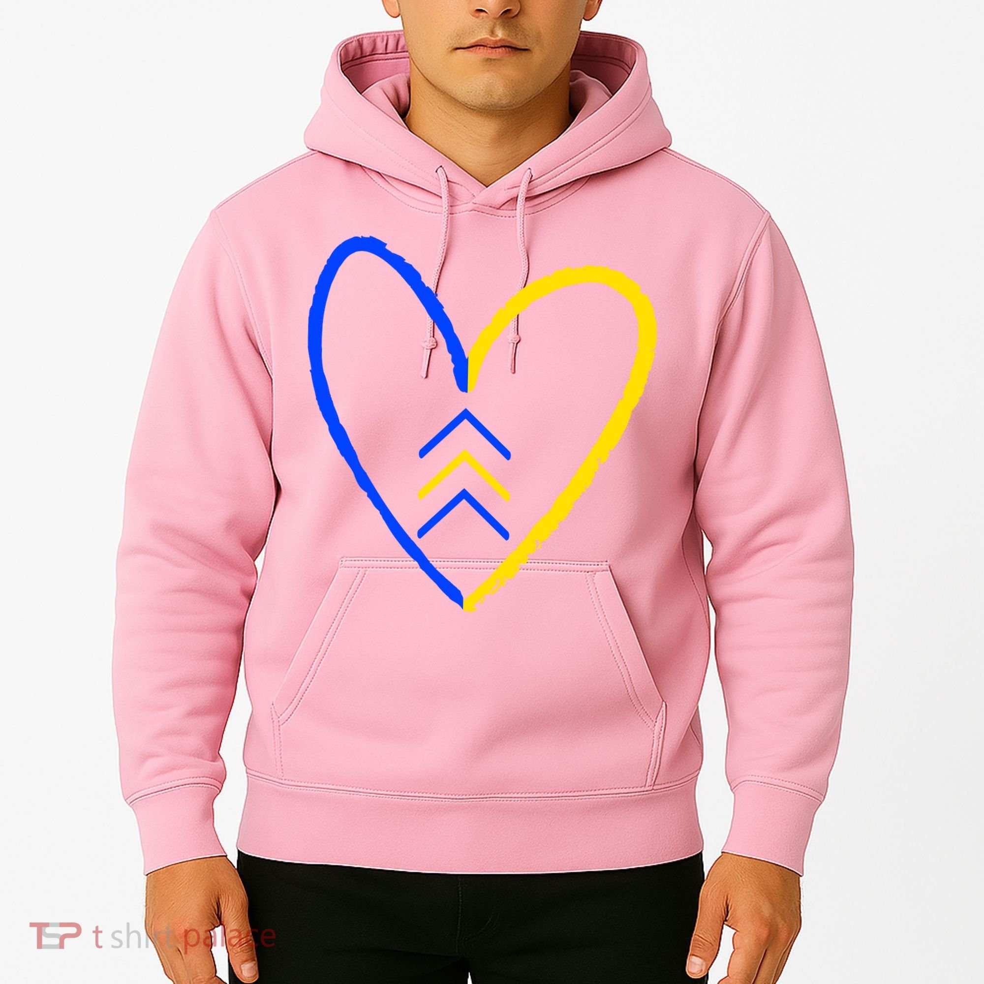 Down Syndrome Heart Arrow Hoodie