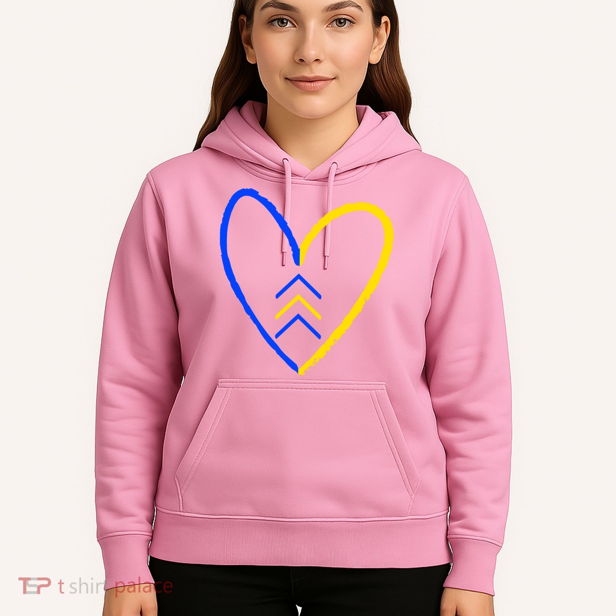 Down Syndrome Heart Arrow Hoodie