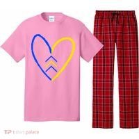 Down Syndrome Heart Arrow Pajama Set thumb 0