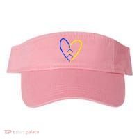 Down Syndrome Heart Arrow Visor thumb 0